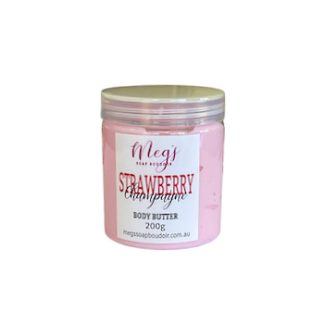 Strawberry Body Butter for dry itchy skin